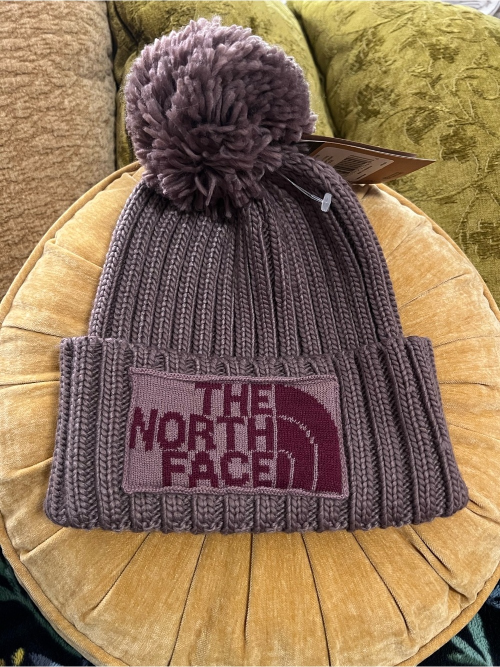 The North Face Plum Knit Pom Beanie